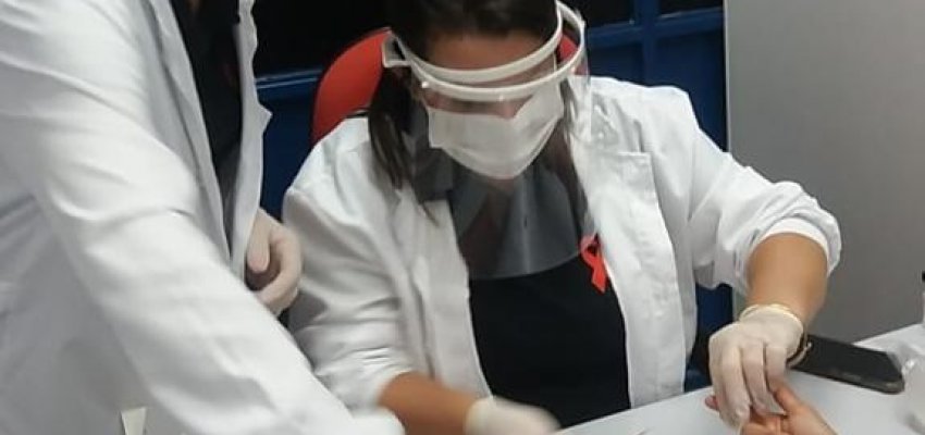 Ação do Dezembro Vermelho em Chapecó