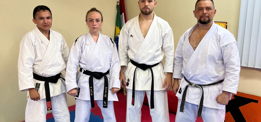 Karateca de Chapecó tem a maior nota em exame de faixas