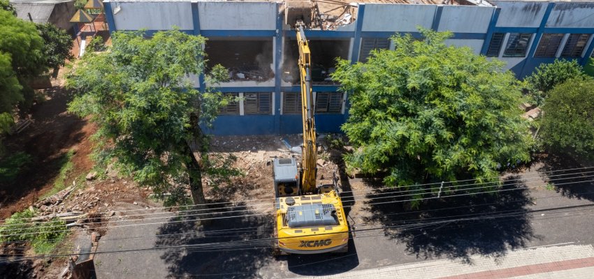 Iniciam-se as obras da nova EBM Maria Bordignon Destri