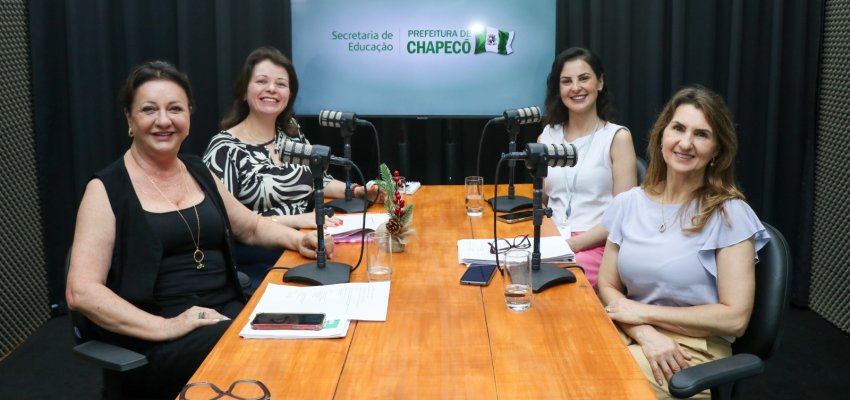 Secretaria de Educação realizou podcast de avaliação das ações desenvolvidas em 2023