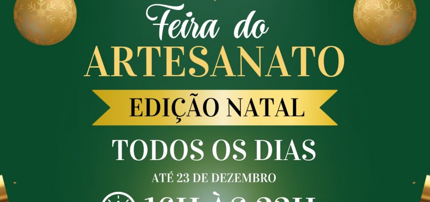 Feira do Artesanato acontece diariamente no Ecoparque