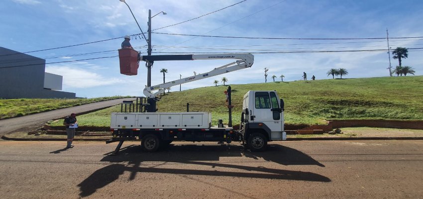 Melhorias na ilumina&ccedil;&atilde;o p&uacute;blica de Chapec&oacute;