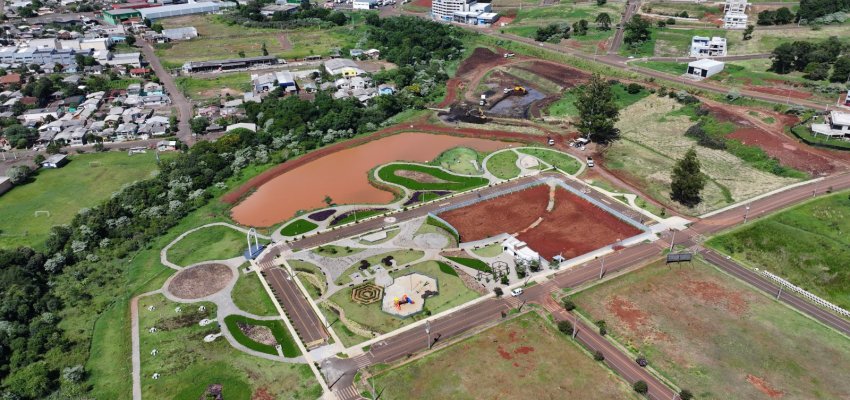 Lagos do parque Edir de Marco t&ecirc;m previs&atilde;o de conclus&atilde;o em fevereiro