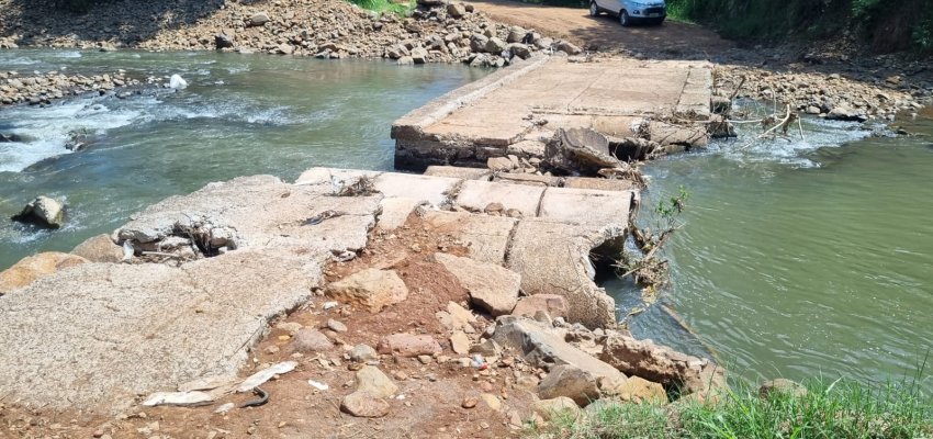 Iniciam obras de ponte na Barra do Rio dos Índios