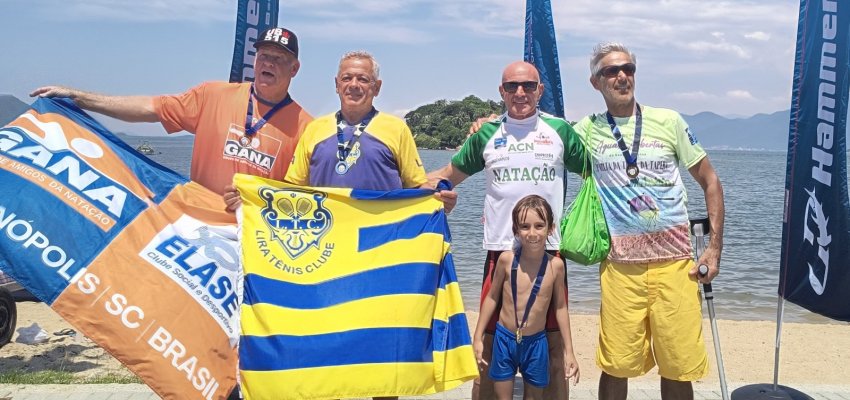 Associa&ccedil;&atilde;o Chapecoense de Nata&ccedil;&atilde;o conquista tr&ecirc;s medalhas em Florian&oacute;polis