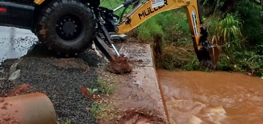 Prefeitura e Defesa Civil atuam no atendimento às ocorrências da chuva