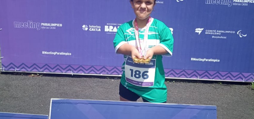 Paratletas Chapecoenses conquistam 18 medalhas no Meeting Paralímpico Escolar