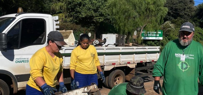 Bairro Santo Antônio recebeu mutirão de combate à Dengue