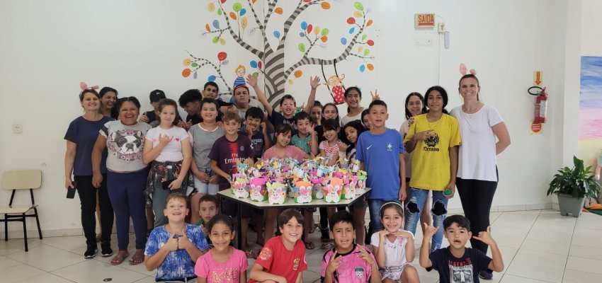 CRAS do Bormann realiza confraternização de Páscoa