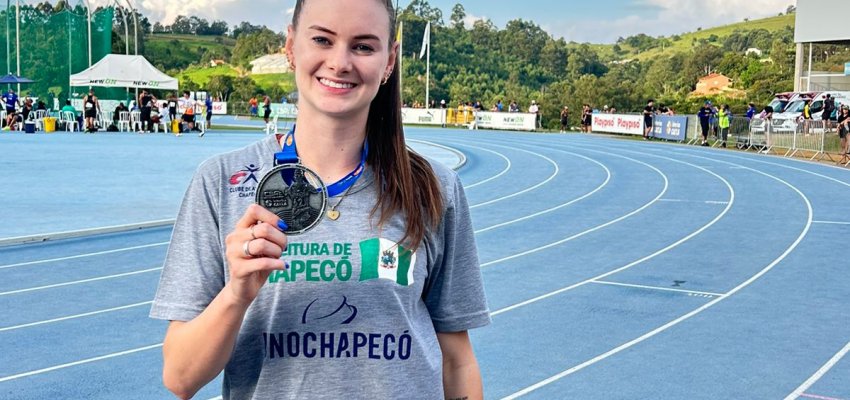 Atleta Chapecoense conquista medalha de Prata em competição Nacional