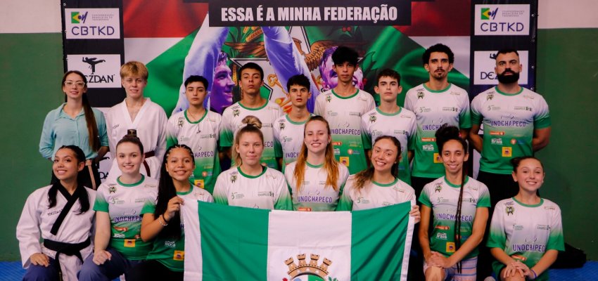 Chapecó conquista quinze medalhas na Seletiva Estadual de Taekwondo