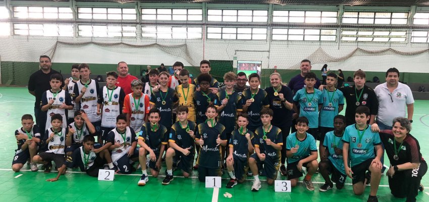 Colégio Marista fica com o título no Handebol do JESC 12 a 14 anos