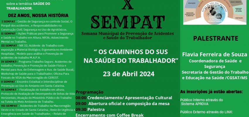 Sa&uacute;de do Trabalhador &eacute; tema de palestra em Chapec&oacute;