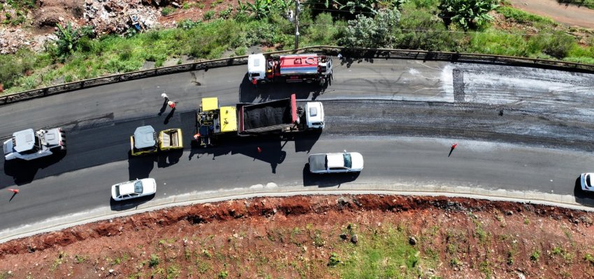 Revitaliza&ccedil;&atilde;o do trecho 1 do Contorno Vi&aacute;rio Oeste chega a 75%