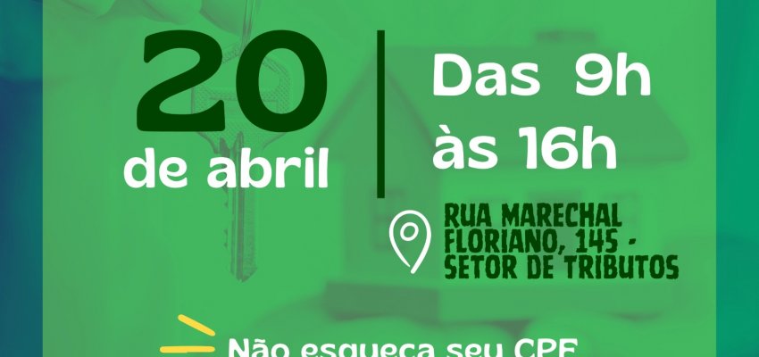 Neste s&aacute;bado ter&aacute; mutir&atilde;o do IPTU