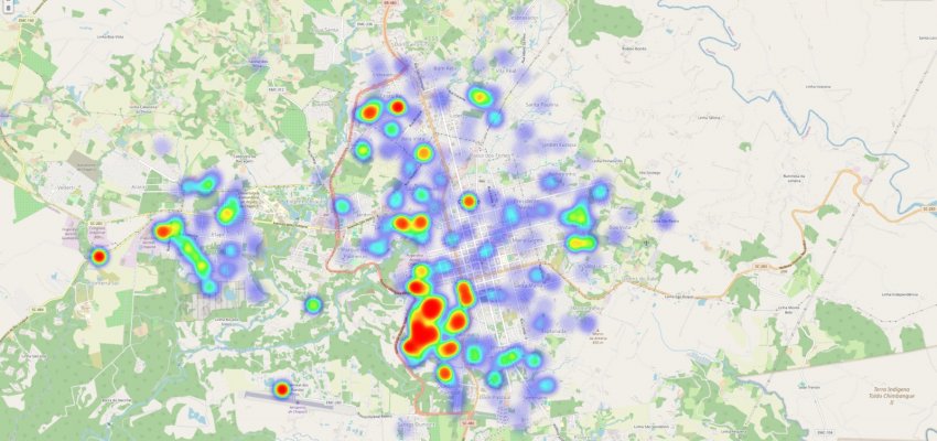 Secretaria de Sa&uacute;de de Chapec&oacute; disponibiliza mapa da Dengue
