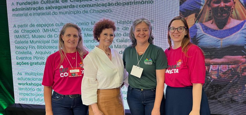 Prefeita em exerc&iacute;cio destaca crescimento da Feira do Livro de Chapec&oacute;