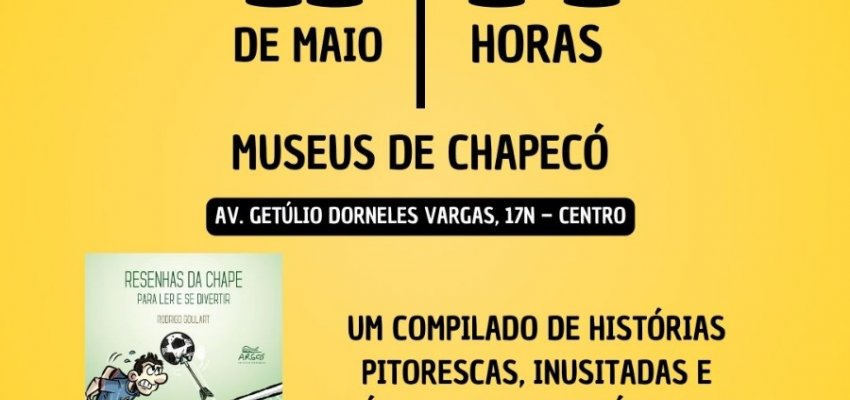 Museu recebe evento de aniversário do livro Resenhas da Chape, para ler e se divertir"