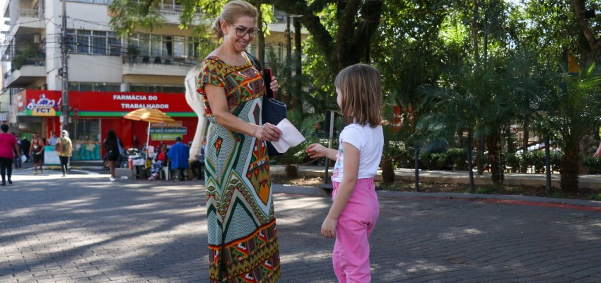 Crian&ccedil;as do CEIM do Com&eacute;rcio realizam atividade de conscientiza&ccedil;&atilde;o sobre a Dengue