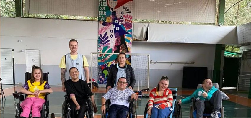 Atletas Chapecoenses participam do Circuito Catarinense de Bocha Paralímpica