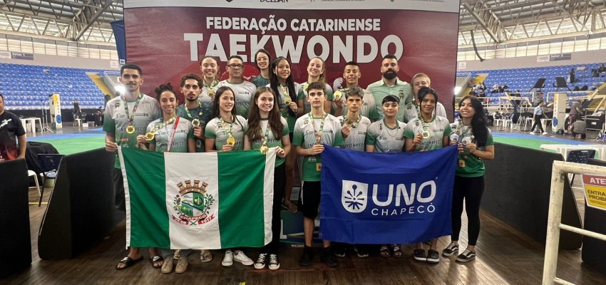 Atletas do Taekwondo de Chapec&oacute; garantem vaga para o Campeonato Brasileiro