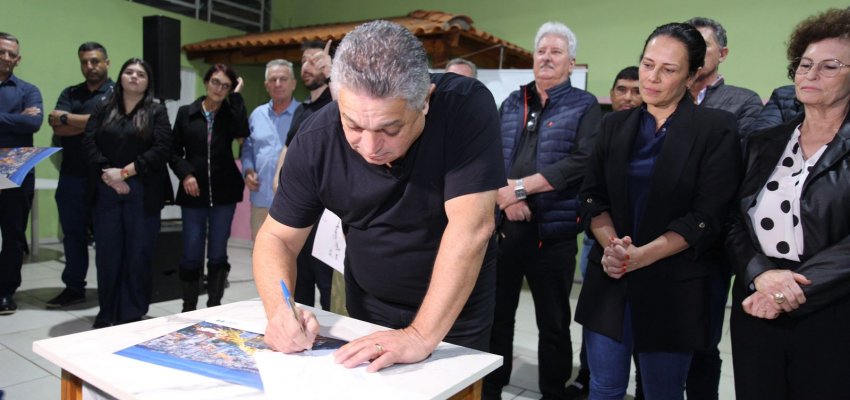 Dada ordem de serviço para asfaltar 16 ruas no bairro Boa Vista e anunciados trechos da Vila Sossego