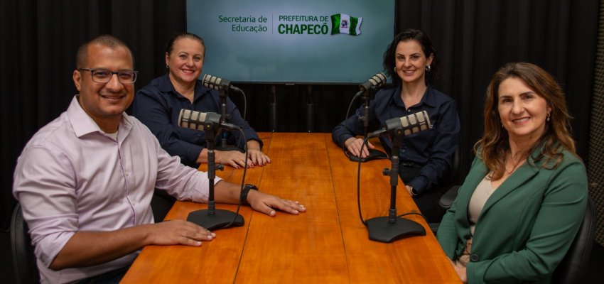 �Gest&atilde;o para Aprendizagem � &eacute; tema de Podcast da Secretaria de Educa&ccedil;&atilde;o