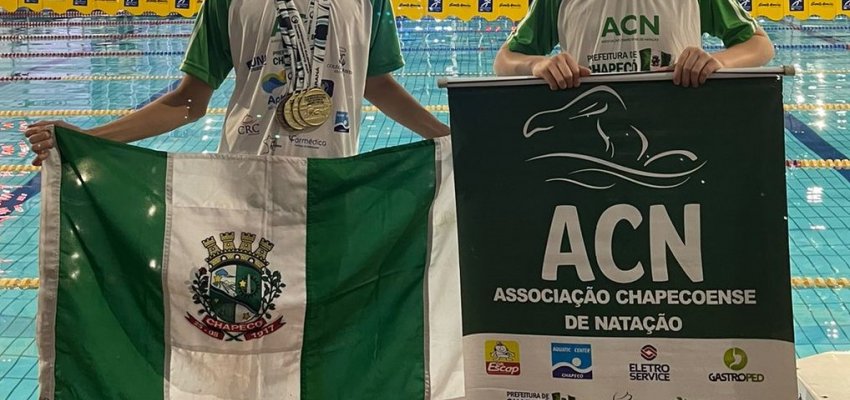 NADADOR DA PREFEITURA DE CHAPEC&Oacute;/ACN &Eacute; BICAMPE&Atilde;O SULBRASILEIRO