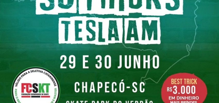 Chapec&oacute; sediar&aacute; Circuito Catarinense de Skate Street