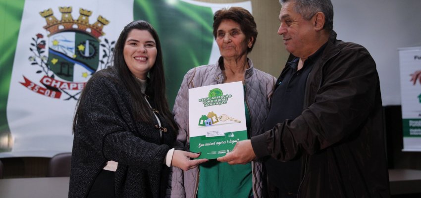 Diretoria de Regularização Fundiária e Habitação entrega mais 79 matrículas