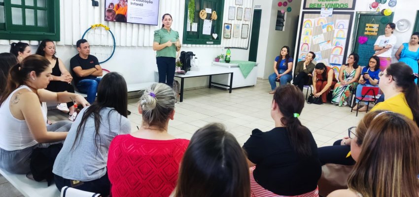 Gestores e Professores da Educa&ccedil;&atilde;o Infantil realizam interc&acirc;mbio de saberes
