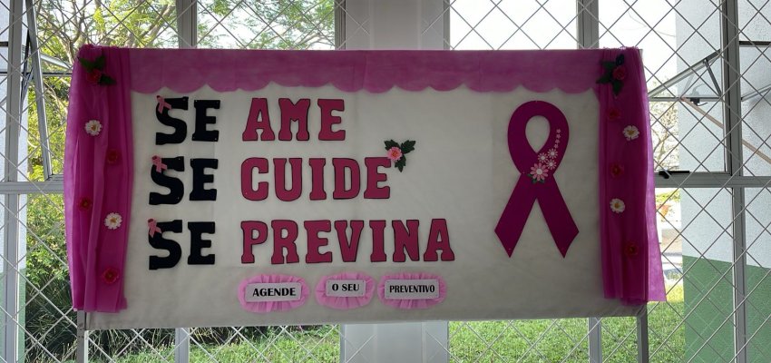 Secretaria de Sa&uacute;de realiza mutir&atilde;o de conscientiza&ccedil;&atilde;o contra o c&acirc;ncer dentro do Outubro Rosa