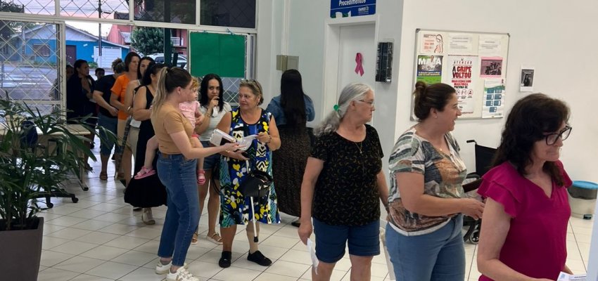 Secretaria de Sa&uacute;de realizou 1,5 mil atendimentos nos dois mutir&otilde;es do Outubro Rosa