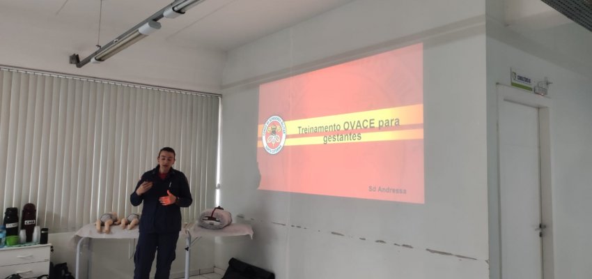 Bombeiros farão treinamento para mães na Clínica da Mulher de Chapecó