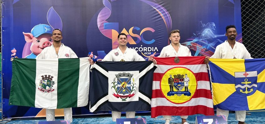 Quatro medalhas de Ouro para Chapecó nos JASC neste sábado