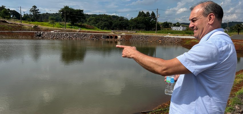 Prefeito em exercício acompanha andamento de obras em Chapecó
