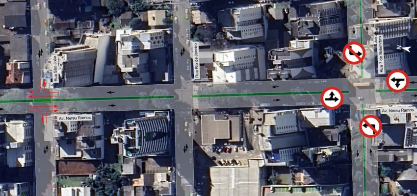 Mudanças no trânsito de Chapecó