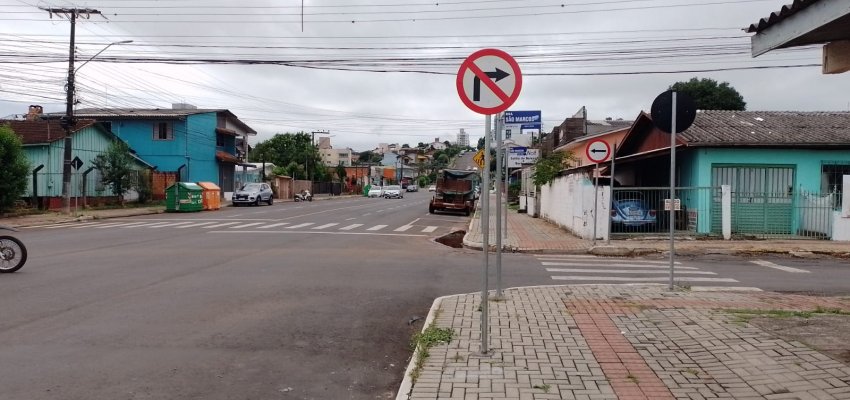 Duas ruas do bairro Santa Maria passam a ter sentido &uacute;nico