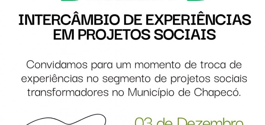 Práticas do bem será promovido pela Secretaria de Assistência Social