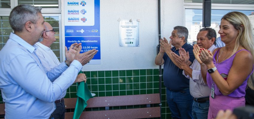 Unidade de Sa&uacute;de nova do Bairro Santa Maria &eacute; reinaugurada