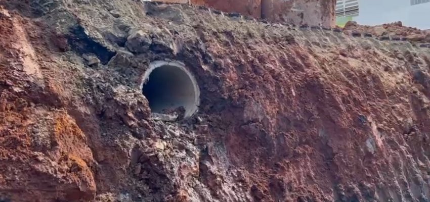 Obras de drenagem na Borges de Medeiros