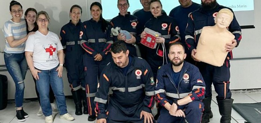 Profissionais de enfermagem do SAMU recebem capacita&ccedil;&atilde;o