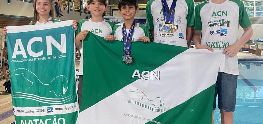 Nadador da Prefeitura de Chapec&oacute;/ACN &eacute; Hexacampe&atilde;o Catarinense