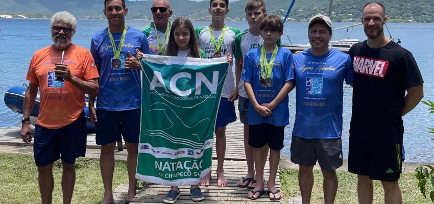 PREFEITURA/ACN CONQUISTA 4 MEDALHAS NA TRAVESSIA DA LAGOA DA CONCEI&Ccedil;&Atilde;O