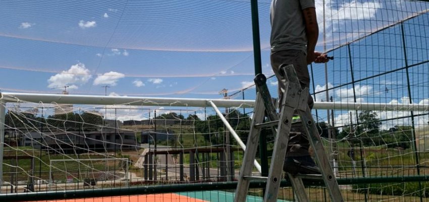 Parque que foi inaugurado em dezembro j&aacute; sofre com a&ccedil;&otilde;es de vandalismo