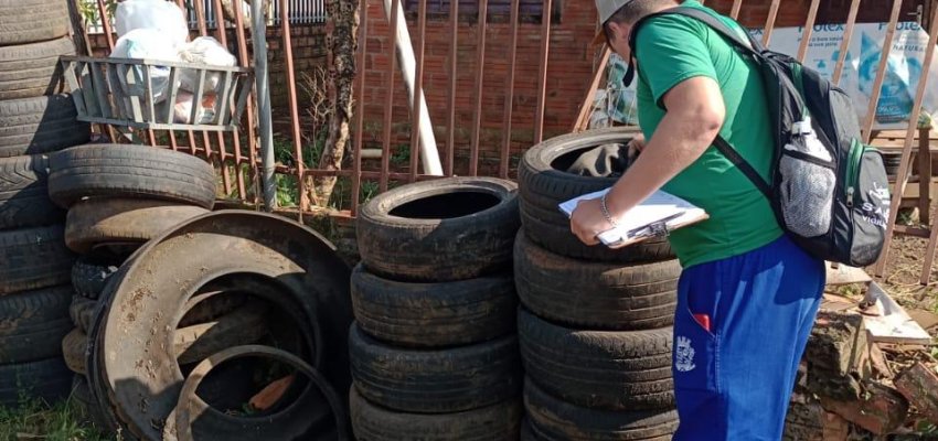 Mais de dois mil depósitos foram inspecionados no mutirão de combate à Dengue 