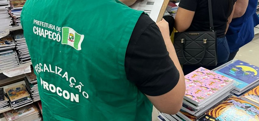 Procon de Chapecó divulga pesquisa de material escolar