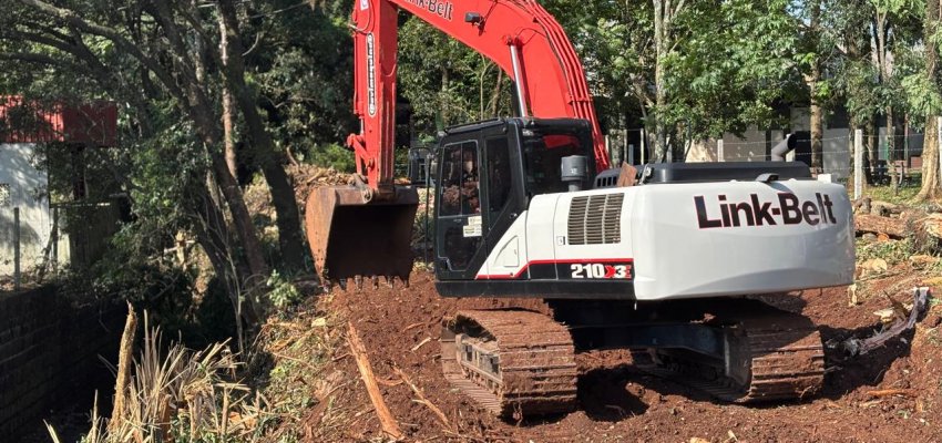 Iniciam as obras de macrodrenagem na região do Ecoparque