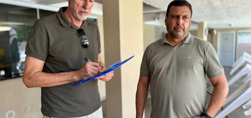 Fesporte visita pra&ccedil;as esportivas de Chapec&oacute; para a realiza&ccedil;&atilde;o dos JASC