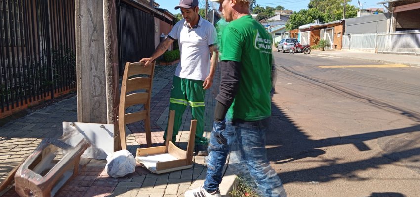 Prefeitura de Chapec&oacute; recolheu mais de dez mil quilos de materiais durante o Bota Fora